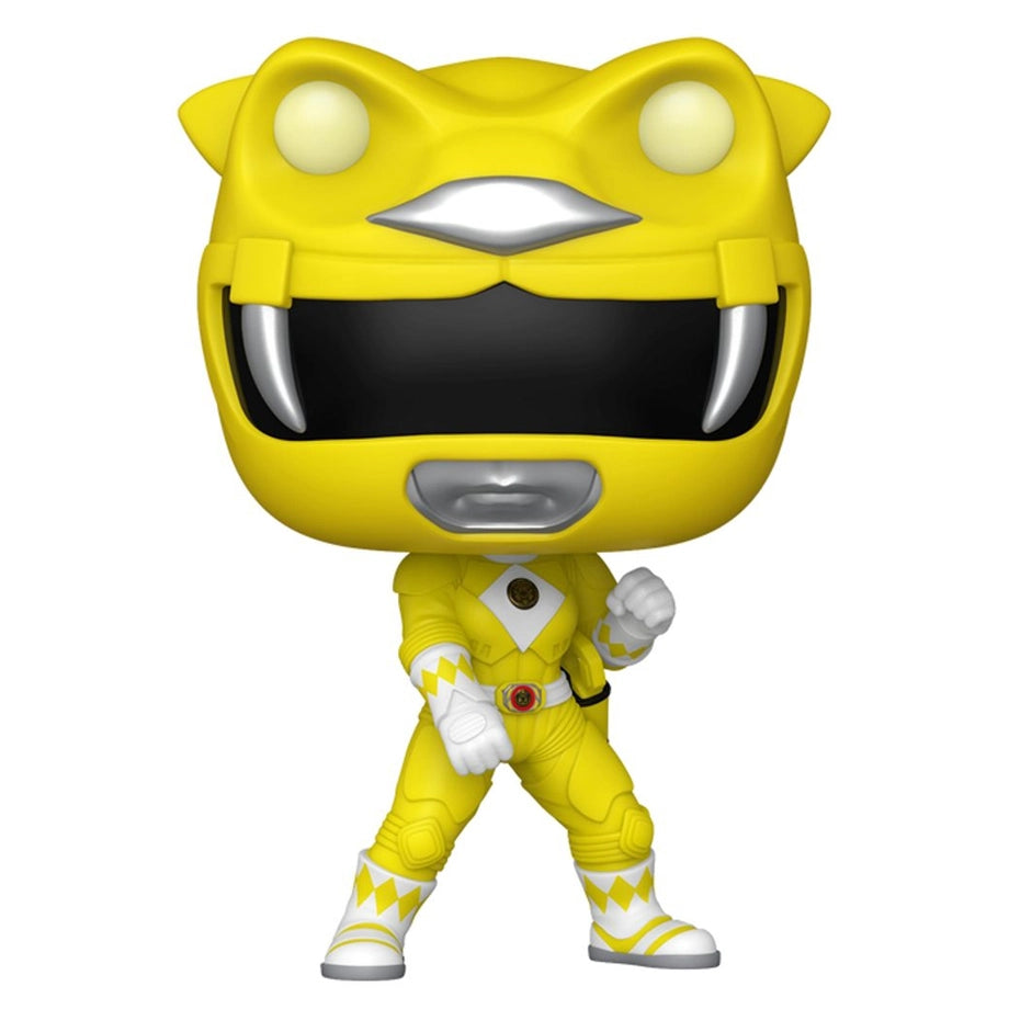 Funko POP! Movies Mighty Morphin Power Rangers The Movie Yellow Ranger Glow-In-The-Dark Vinyl Figure (9.4 cm)