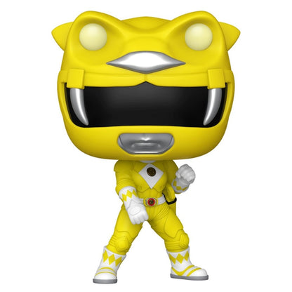 Funko POP! Movies Mighty Morphin Power Rangers The Movie Yellow Ranger Glow-In-The-Dark Vinyl Figure (9.4 cm)