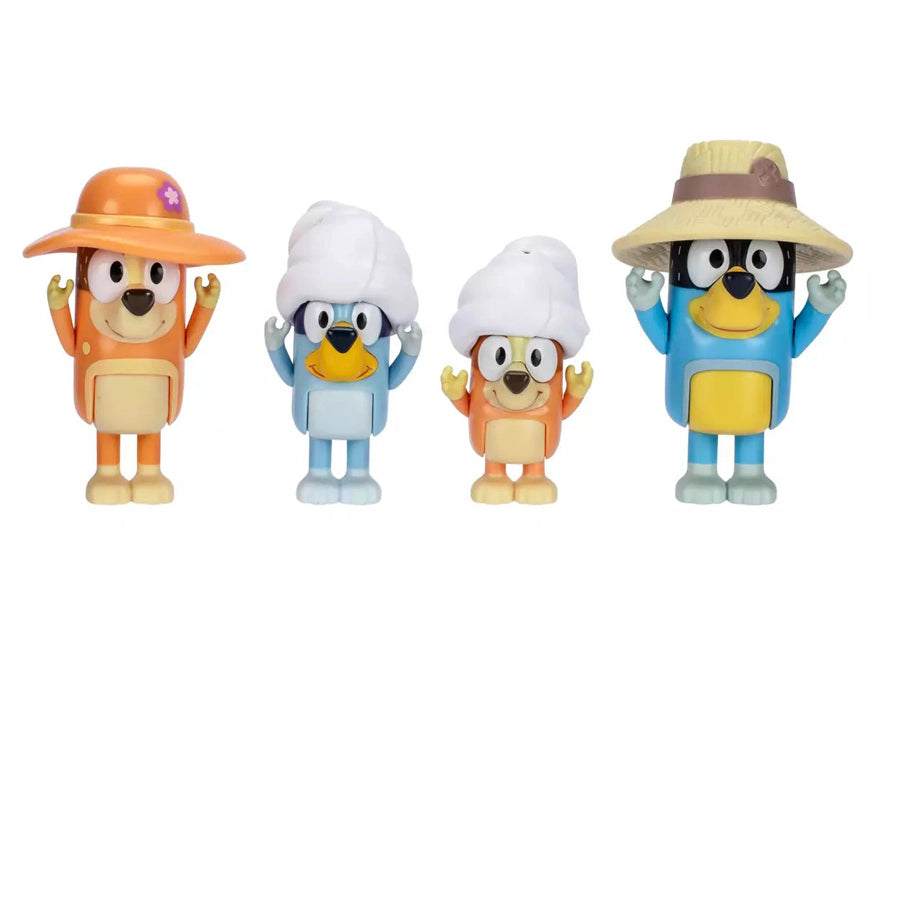 Bluey Family Trip Playset (Set of 4)