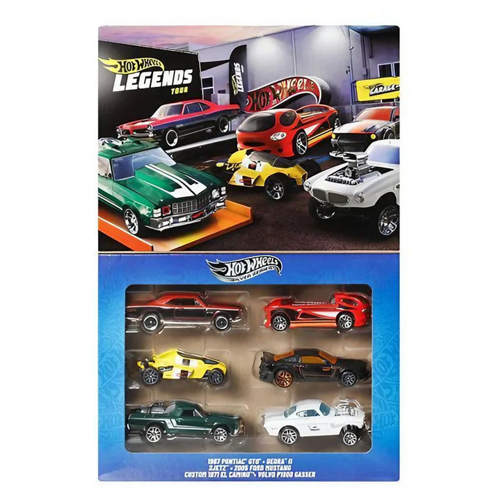 Hot Wheels Silver Series Legends Tour Multipack Pack of 6