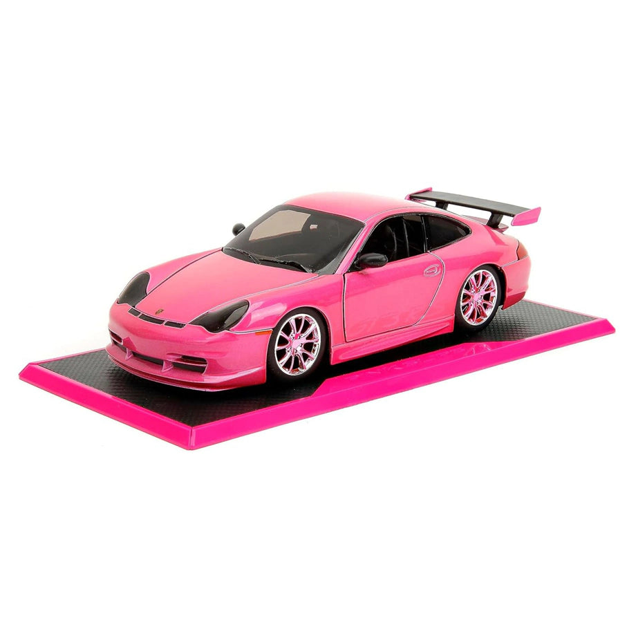 Jada Pink Slips Neon Blitz Porsche 911 GT-3 RS Die-cast Car (Pink)