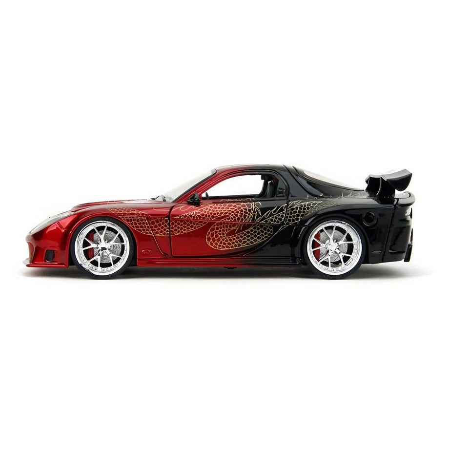 Jada Pink Slips Street Race Mazda RX-7  Die-cast Car (Red/Black)