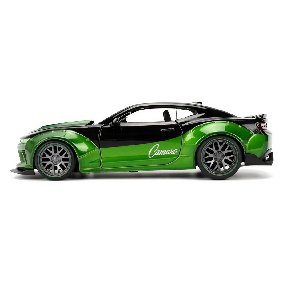 Jada Pink Slips 2016 Chevrolet Camaro Ivan Die-cast Car (Green/Black)