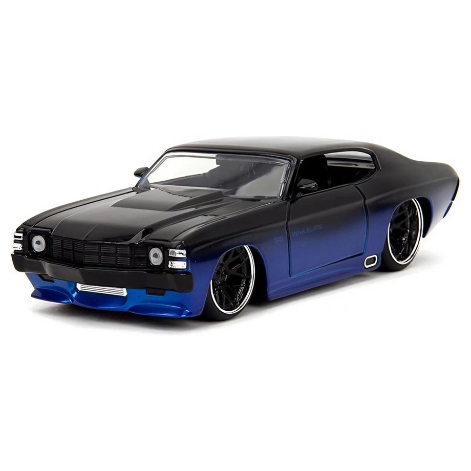 Jada Pink Slips 1971 Chevrolet Chevelle Die-cast Car (Black/Blue)