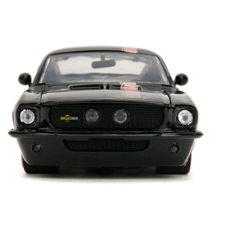 Jada Pink Slips 1967 Ford Mustang Shelby GT-500 Die-cast Car (Black)