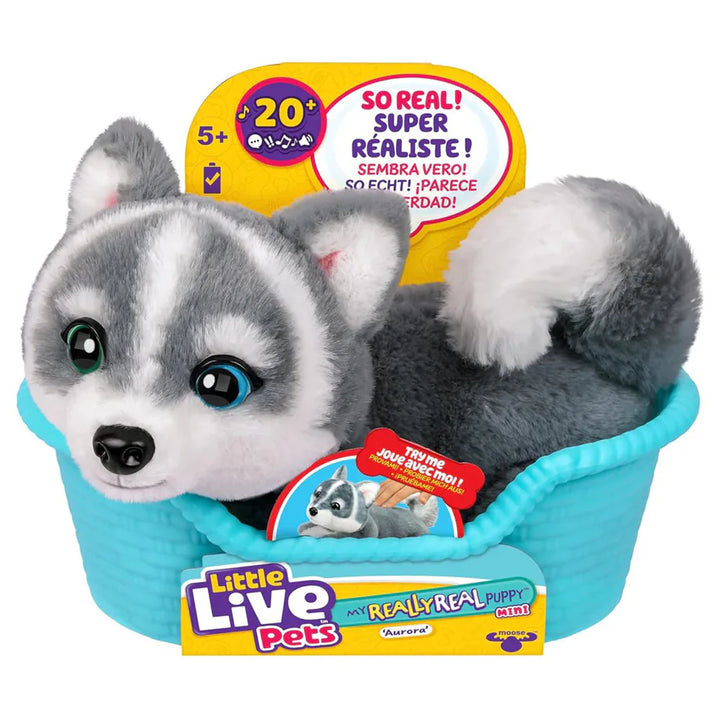 Little Live Pets My Really Real Mini Puppy Aurora Interactive Plush Toy