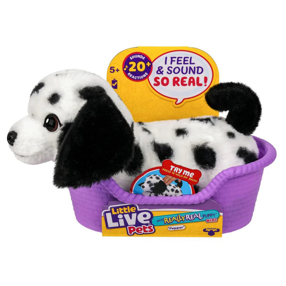 Little Live Pets My Really Real Mini Puppy Pepper Interactive Plush Toy