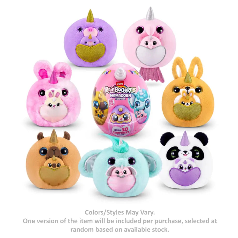 Rainbocorns Mamacorn Surprise Series 1 Plush Capsule (23 x 18.7 x 28 cm, Assorted)