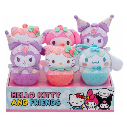 Sanrio Hello Kitty & Friends Core Clip-On Plush Toy 10.16 cm,(Assorted)