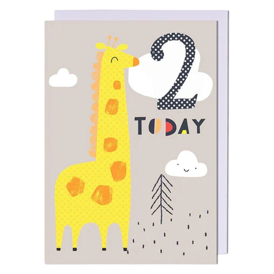 Pigment Bright Sparks 2 Today Giraffe Birthday Greeting Card (13 x 17.6 cm)