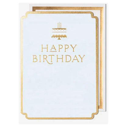 Pigment Fox & Butler Happy Birthday Cake Greeting Card (13 x 17.6 cm)
