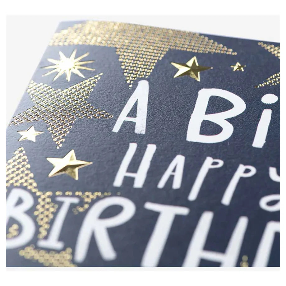 Pigment Bijou A Big Happy Birthday Stars Greeting Card (13 x 17.6 cm)