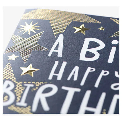 Pigment Bijou A Big Happy Birthday Stars Greeting Card (13 x 17.6 cm)