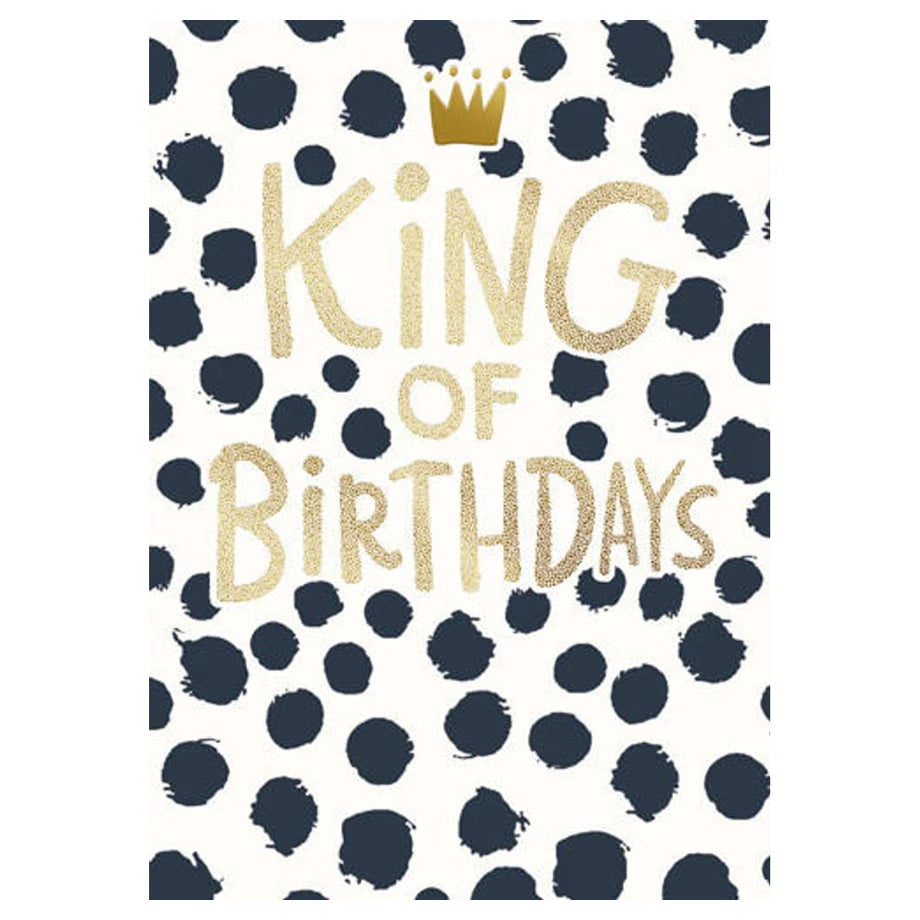 Pigment Bijou King of Birthdays Greeting Card (13 x 17.6 cm)