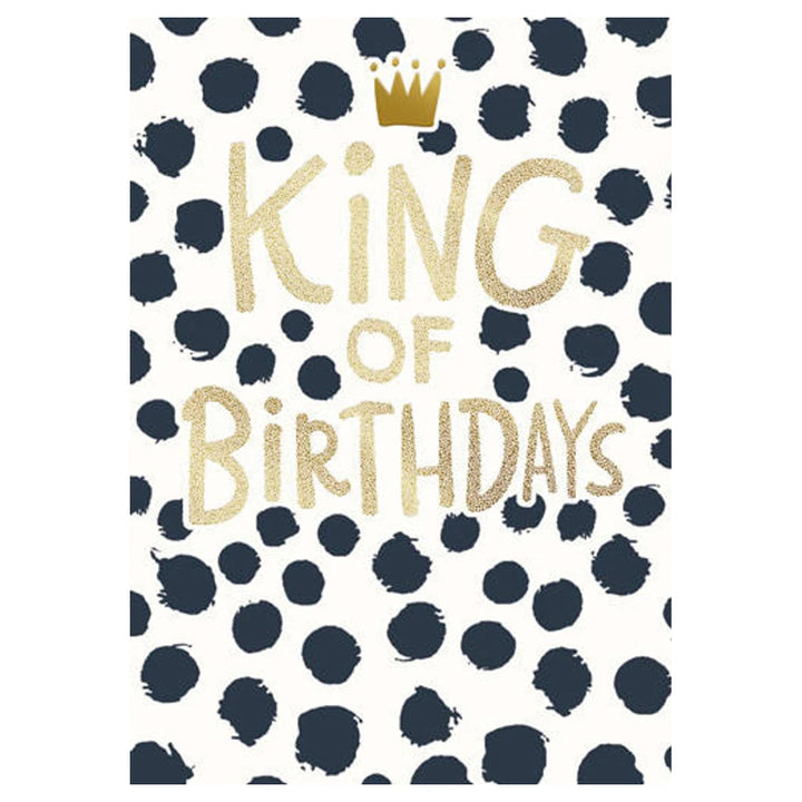 Pigment Bijou King of Birthdays Greeting Card (13 x 17.6 cm)