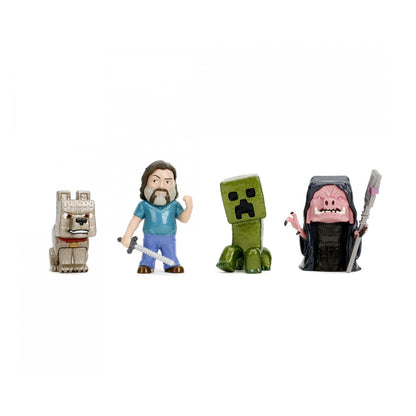 Jada MetalFigs Minecraft The Movie Die-cast Figures Set (Pack of 4)