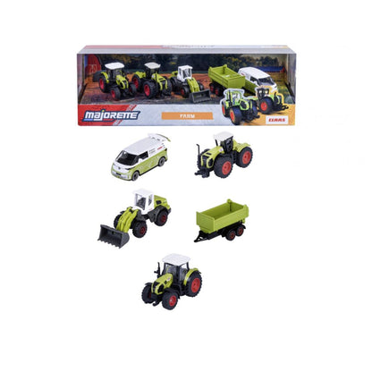 Majorette CLAAS Farm Die-cast Vehicles Gift Pack of 5 (1:64, cm)