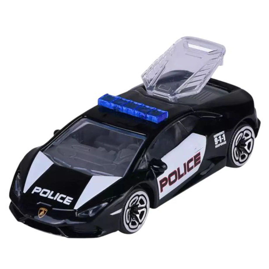 Majorette Rescue World Die-cast Police Cars Pack of 5 (7.5 cm)