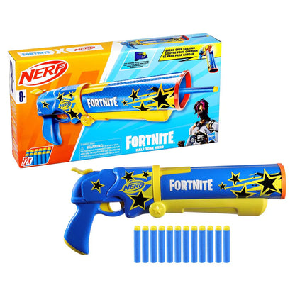 Nerf Fortnite Half Tone Hero Dart Blaster with 12 Darts