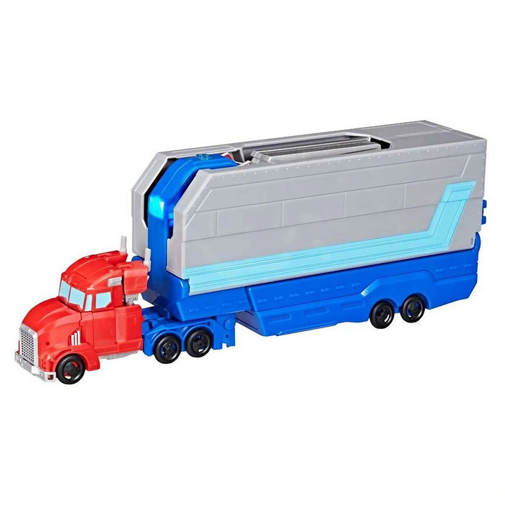 Hasbro Transformers EarthSpark Optimus Prime Battle Trailer Playset