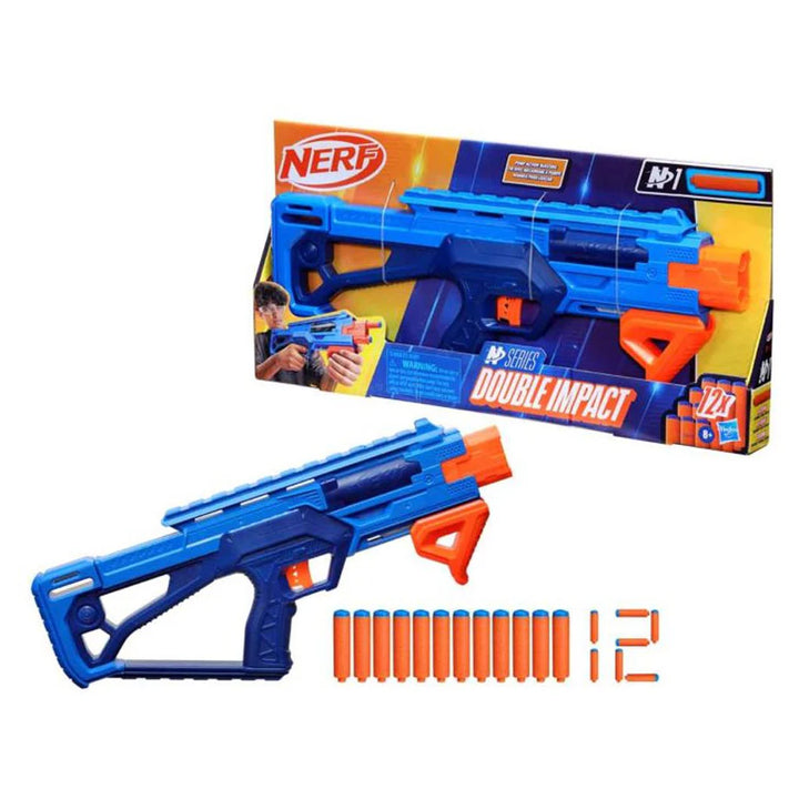 Nerf N Series Double Impact Blaster with 12 Darts