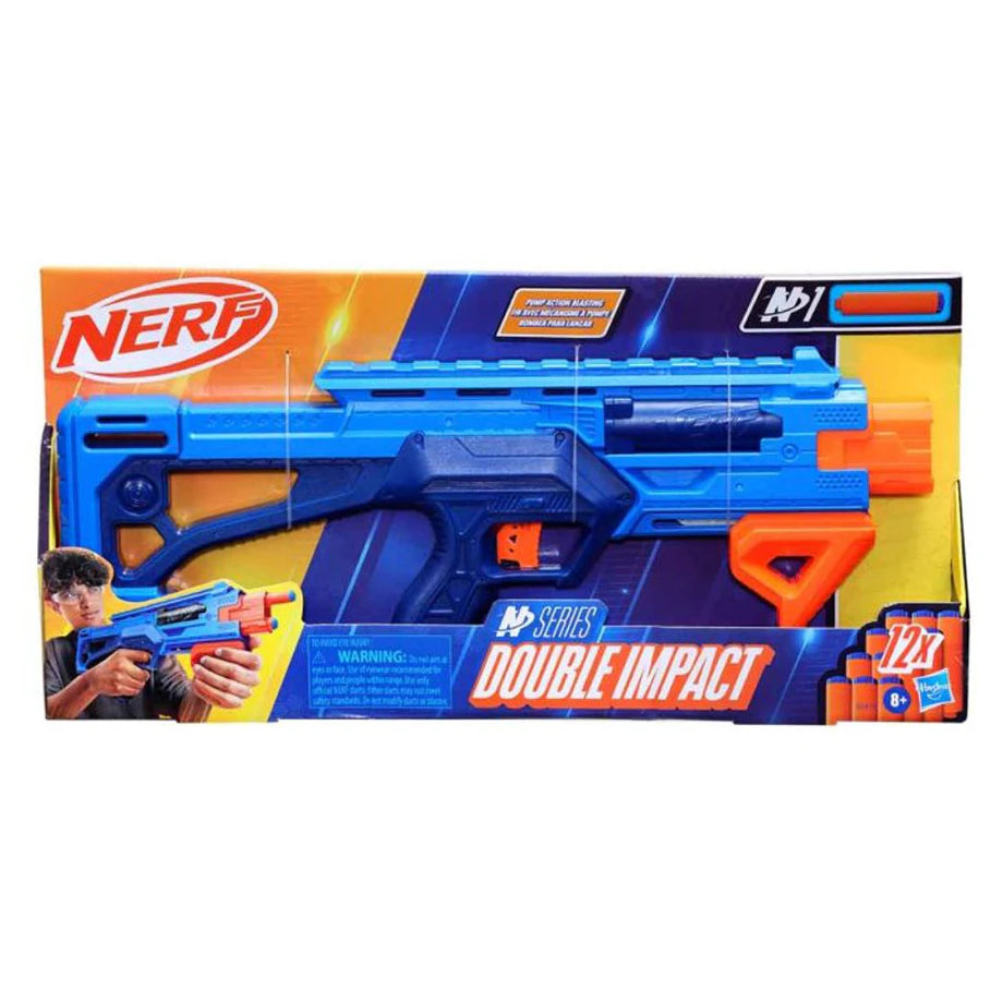 Nerf N Series Double Impact Blaster with 12 Darts