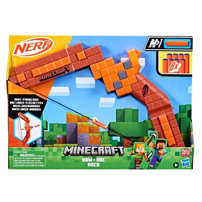 Nerf Minecraft Bow Dart Blaster with 8 Darts
