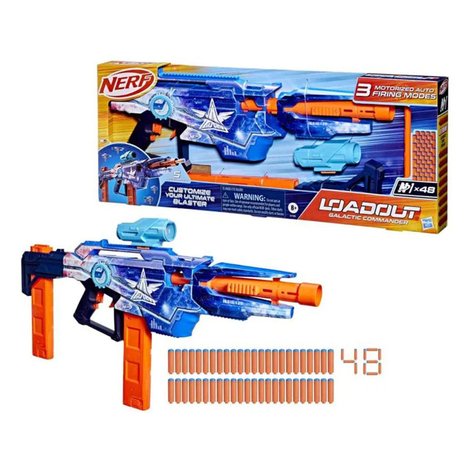 Nerf Loadout Galactic Commander Blaster with 48 Darts