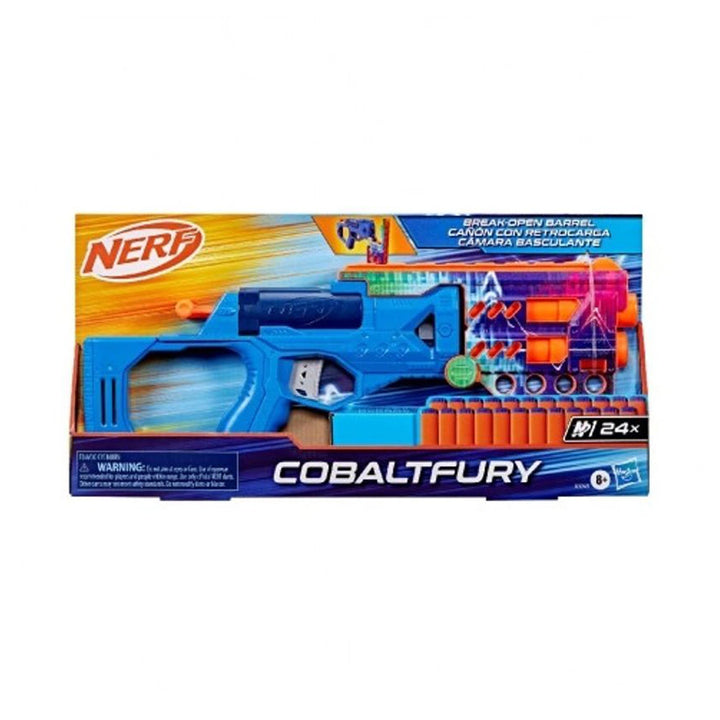 Nerf Cobaltfury Break-Open Barrel Blaster with 24 Darts