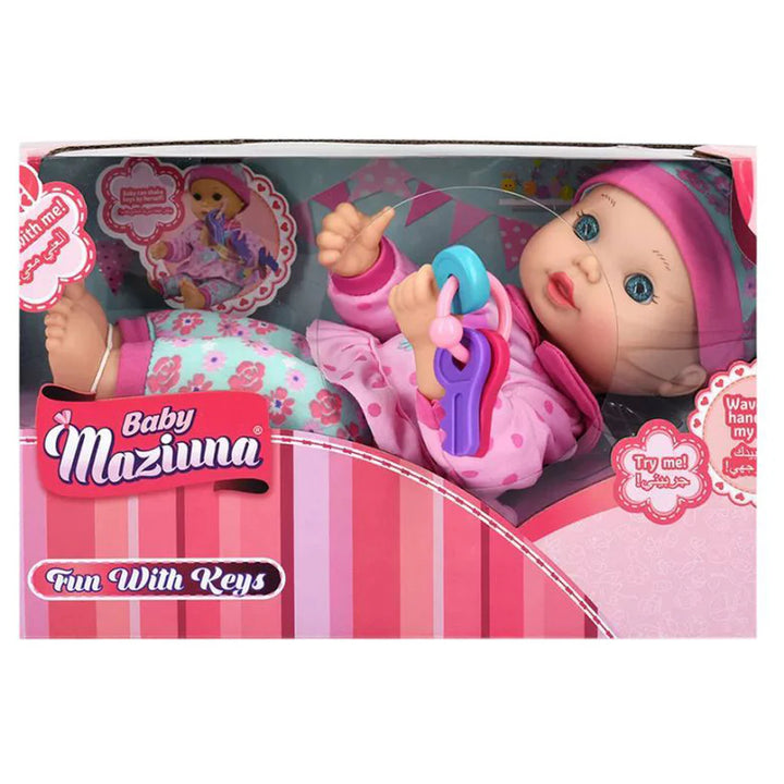 Baby Maziuna Fun With Keys Interactive Baby Doll (30.48 cm)