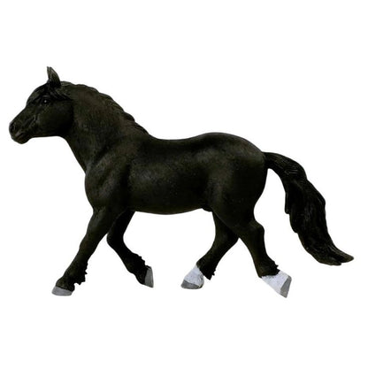 Schleich Farm World Noriker Stallion Figure (?18.54 x 3.81 x 10.92 cm, Black)