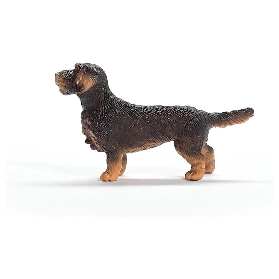 Schleich Farm World Wire-Haired Dachshund Dog Figure (6.6 x 2.03 x 3.81 cm, Brown)