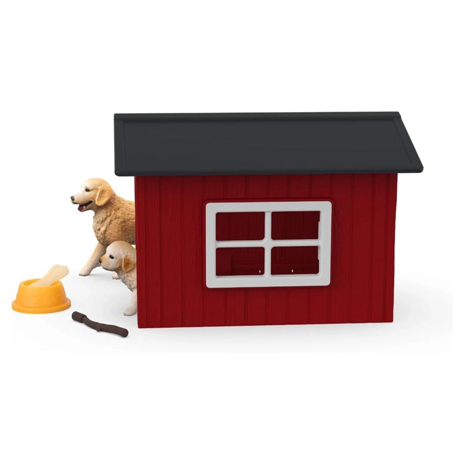 Schleich Farm World Dog Kennel Playset (19 x 7.01 x 15.01 cm, 9 Pieces)