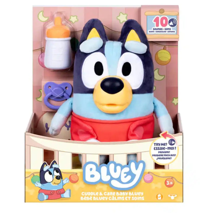 Bluey Cuddle & Care Baby Bluey Plush Toy (28 cm)