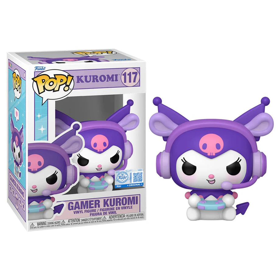 Funko POP! Sanrio- Hello Kitty and Friends:  Kuromi Vinyl Figure (9.1 cm)