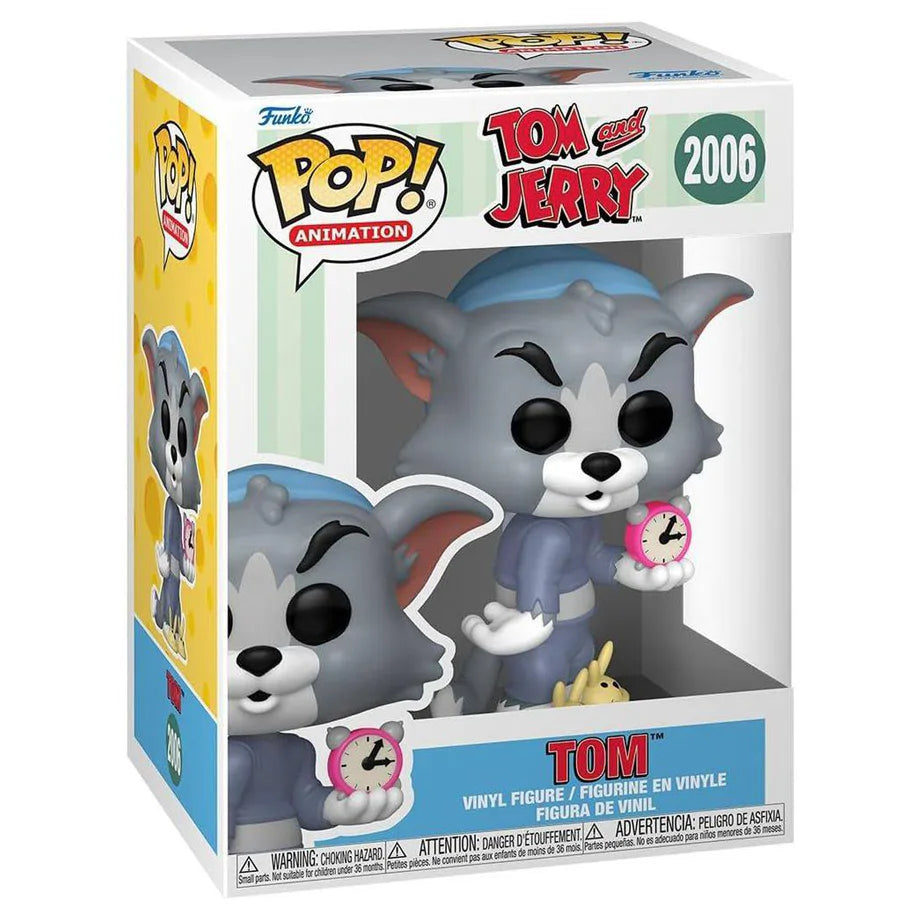 Funko POP! Animation Tom and Jerry Tom with Clock Vinyl Figure (9.9 cm)