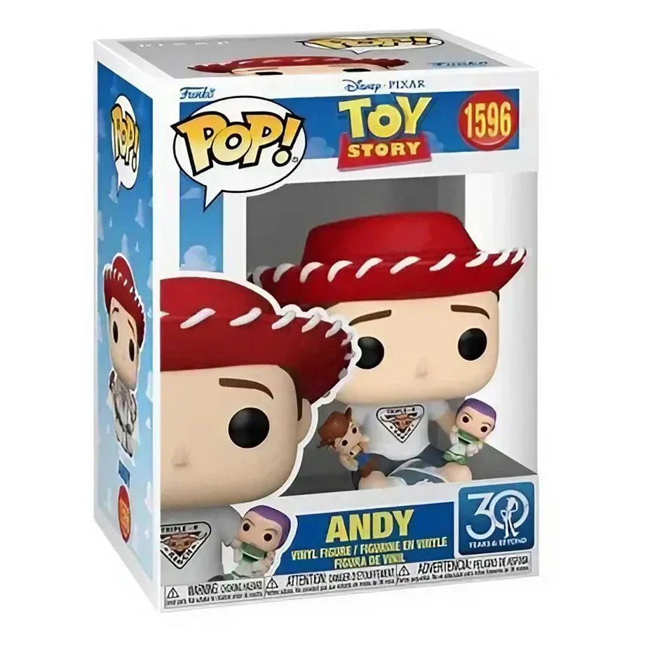 Funko POP! Disney Pixar Toy Story 30th Anniversary Andy Vinyl Figure (8.6 cm)