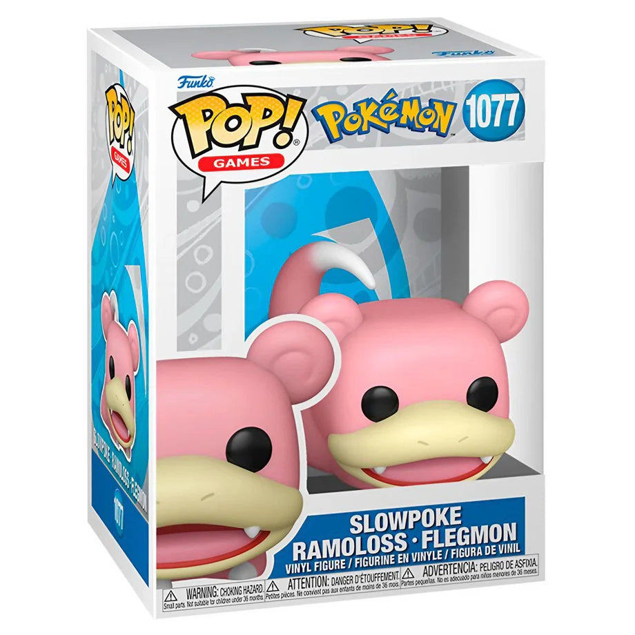 Funko POP! Games: Pokémon Slowpoke Vinyl Figure (6.6 cm)