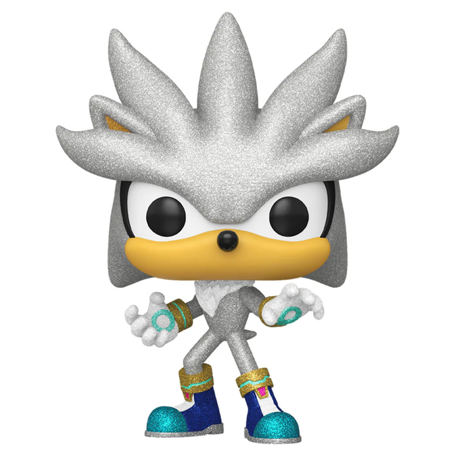 Funko POP! Games: Sonic the Hedgehog Silver (Diamond) Vinyl Figure (11.4 cm)