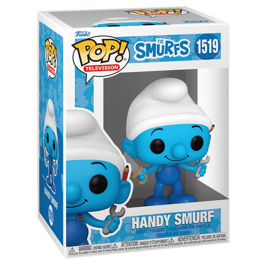 Funko POP! The Smurfs Handy Smurf Vinyl Figure (10.16 cm)