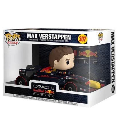 Funko POP! Rides  F1 Oracle Red Bull: Max Verstappen with Car Vinyl Figure (10.2 cm)