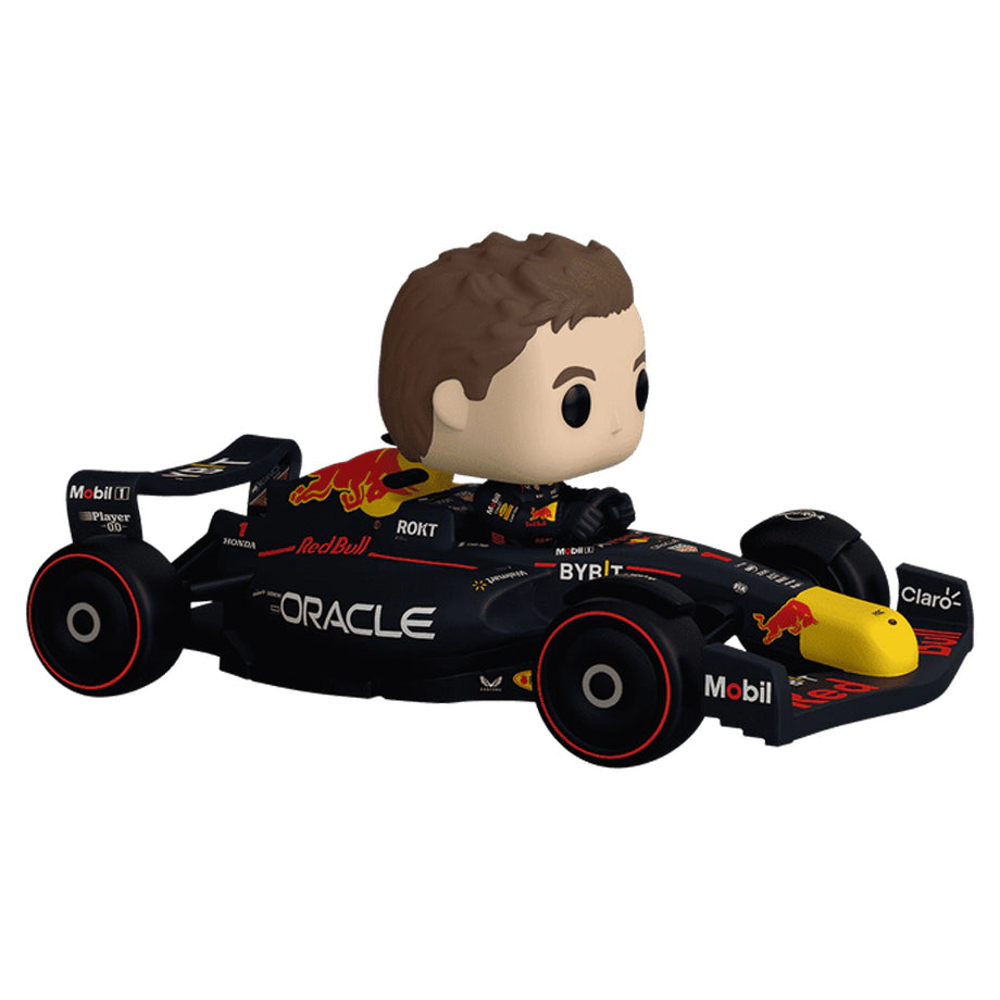 Funko POP! Rides  F1 Oracle Red Bull: Max Verstappen with Car Vinyl Figure (10.2 cm)