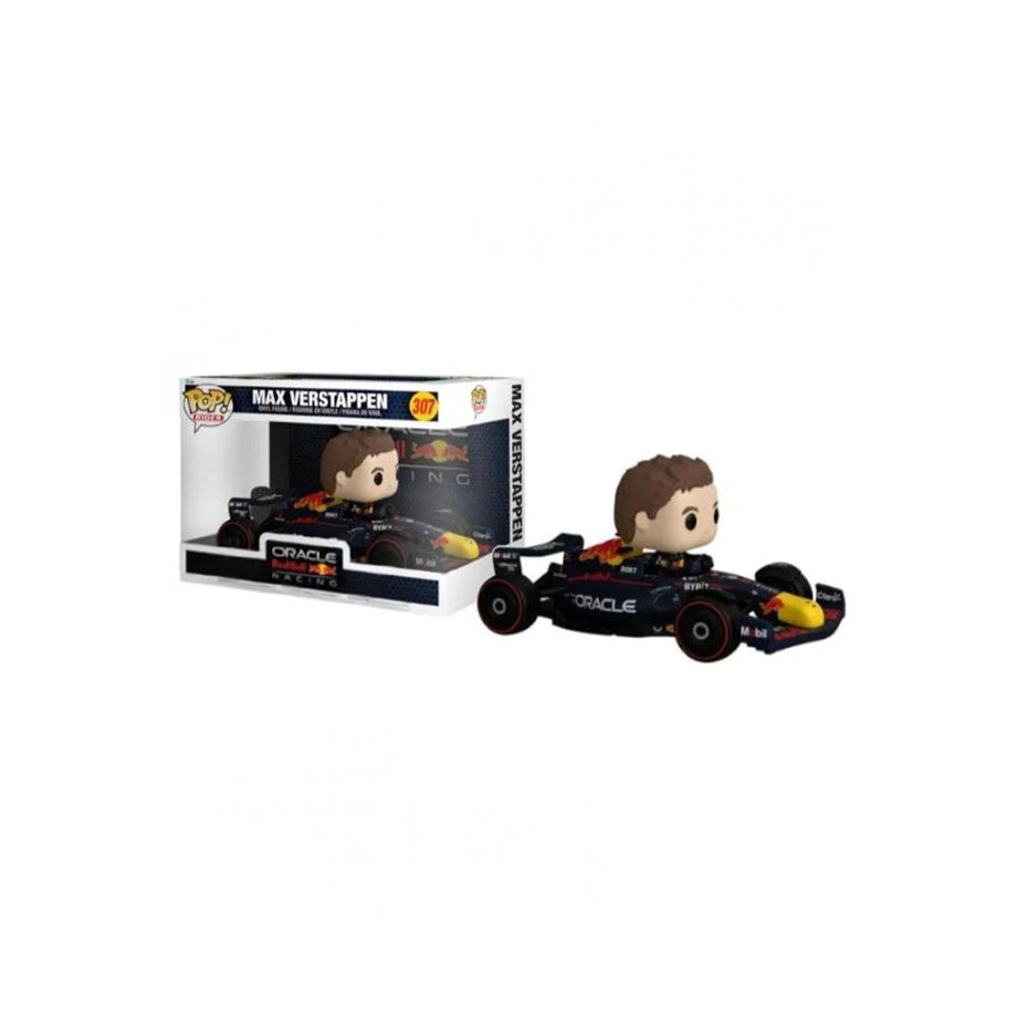 Funko POP! Rides  F1 Oracle Red Bull: Max Verstappen with Car Vinyl Figure (10.2 cm)