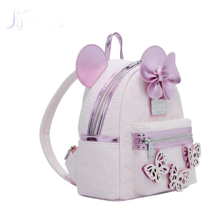 Loungefly x Funko POP! Disney Minnie Mouse Pink Butterfly Cosplay Mini Backpack (22.86 x 11.43 x 26.67 cm)