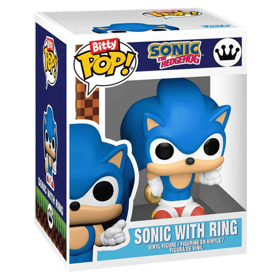Funko Bitty POP! Arcade : The Hedgehog Sonic with Ring Vinyl Figure (8.8 cm)