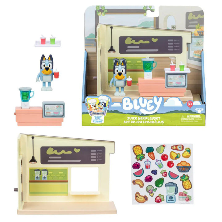 Bluey Let's Play Chef Juice Bar Playset (7.6 cm)