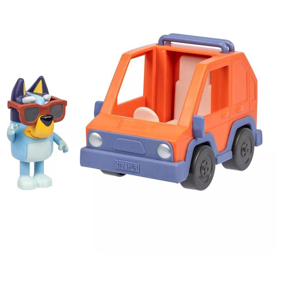 Bluey Series 13 Mini 4WD Vehicle with Bluey Figure Playset (7.6 cm)