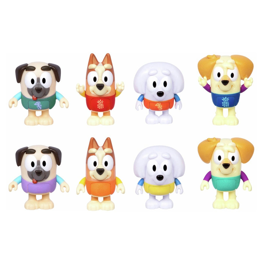 Bluey Splash Park Bingo & Friends Figure Pack (6.35 cm, Pack of 4)