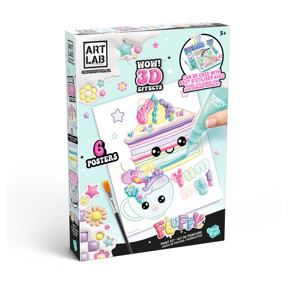 Canal Toys Art Lab Fluffy Paint Kit (6 Posters)