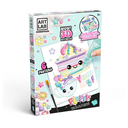 Canal Toys Art Lab Fluffy Paint Kit (6 Posters)